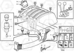 66036 Cable harnesses, servo valve. L70D, Volvo Construction Equipment