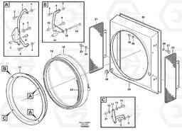 38348 Fan and fan shroud L70D, Volvo Construction Equipment