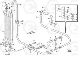 106791 Hydraulic oil cooler L120D, Volvo Construction Equipment