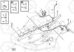 8273 Cable harnesses, front A30D S/N -11999, - 60093 USA S/N-72999 BRAZIL, Volvo Construction Equipment