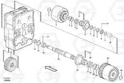 12927 Clutch shaft, 2nd & 4th L330E, Volvo Construction Equipment