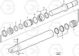 60086 Gas spring A25E, Volvo Construction Equipment