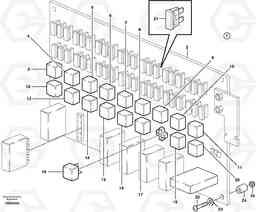 62144 Circuit board A30D S/N -11999, - 60093 USA S/N-72999 BRAZIL, Volvo Construction Equipment