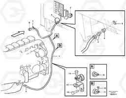 37862 Cable harness, electricaldistrib. unit - engine E-ECU L150E S/N 6005 - 7549 S/N 63001 - 63085, Volvo Construction Equipment