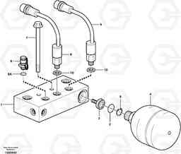 16132 Valve and accumulators L330D, Volvo Construction Equipment