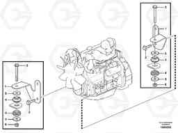 69924 Engine mounting BL71, Volvo Construction Equipment