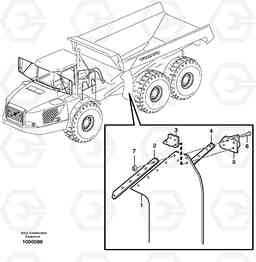 23606 Mudflap, load unit A30D S/N -11999, - 60093 USA S/N-72999 BRAZIL, Volvo Construction Equipment