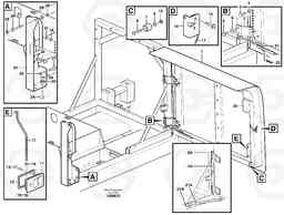 85970 Door, engine, left EW160 SER NO 1001-1912, Volvo Construction Equipment