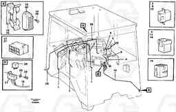 36375 Cable harnesses, cab A25C, Volvo Construction Equipment