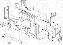 66166 Radiator casing L220D SER NO 1001-, Volvo Construction Equipment