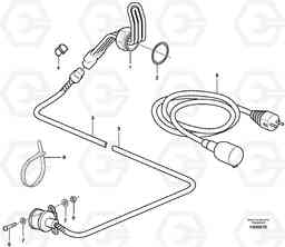 21427 Engine heater A25C, Volvo Construction Equipment