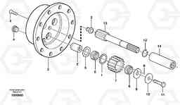 3862 Planetary gear BL71, Volvo Construction Equipment