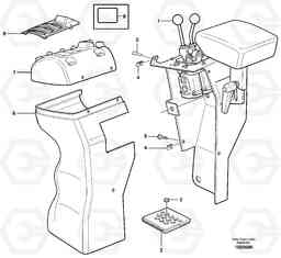 25716 Cover for servo valves L330E, Volvo Construction Equipment
