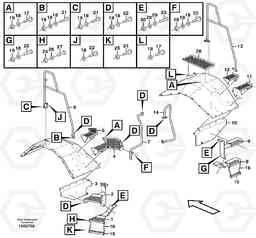 99240 Steps and ladder A30D S/N -11999, - 60093 USA S/N-72999 BRAZIL, Volvo Construction Equipment