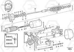 8267 Starter motor A30D S/N -11999, - 60093 USA S/N-72999 BRAZIL, Volvo Construction Equipment
