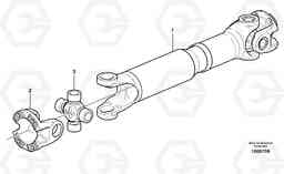 39959 Propeller shaft middle L60E, Volvo Construction Equipment