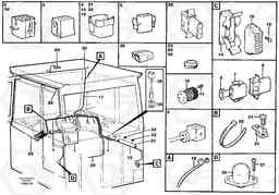 31815 Cable harnesses, cab A30C, Volvo Construction Equipment