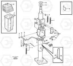 61849 Adjustable steering wheel. L150E S/N 6005 - 7549 S/N 63001 - 63085, Volvo Construction Equipment