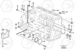 57843 Cylinder block L50E BRAZIL, S/N 71001 -, Volvo Construction Equipment