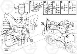 68277 Hydraulic brake system, motor unit A30D S/N -11999, - 60093 USA S/N-72999 BRAZIL, Volvo Construction Equipment