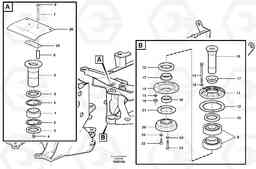 54700 Frame link L120D, Volvo Construction Equipment