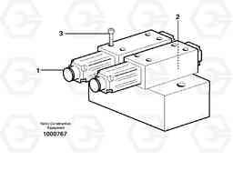 24878 Valve EW140 SER NO 1001-1487, Volvo Construction Equipment