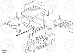 25311 Running board. L110E S/N 2202- SWE, 61001- USA, 70401-BRA, Volvo Construction Equipment