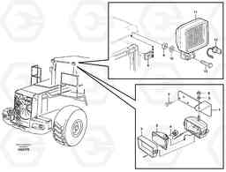 35380 Work lights, rear L90D, Volvo Construction Equipment