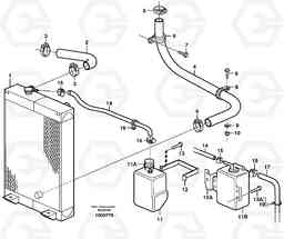 85865 Cooling system EW160 SER NO 1001-1912, Volvo Construction Equipment