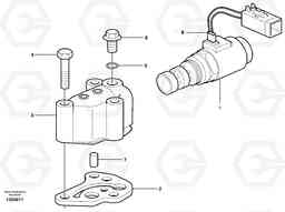 3818 Solenoid valve 4wd BL71, Volvo Construction Equipment