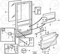 98306 Door L120E S/N 16001 - 19668 SWE, 64001- USA, 70701-BRA, Volvo Construction Equipment