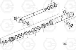 35409 Bucket cylinder EW160 SER NO 1001-1912, Volvo Construction Equipment