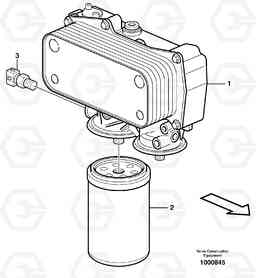 6220 Oil filter EW200B, Volvo Construction Equipment