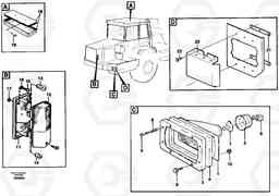 2442 Lighting, front A30C, Volvo Construction Equipment