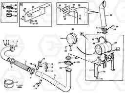 84116 Exhaust system, silencer A30C, Volvo Construction Equipment