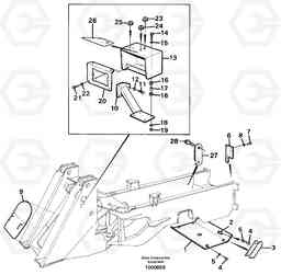 89243 Protecting plates L150C S/N 2768-SWE, 60701-USA, Volvo Construction Equipment