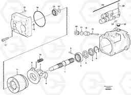 96664 Hydraulic pump A30E, Volvo Construction Equipment