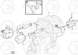 79131 Hydraulic pump with fitting parts L110E S/N 1002 - 2165 SWE, 60001- USA,70201-70257BRA, Volvo Construction Equipment