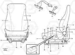 49303 Operator's seat A30C, Volvo Construction Equipment