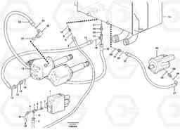 105958 Hydraulic system, return line L120E S/N 16001 - 19668 SWE, 64001- USA, 70701-BRA, Volvo Construction Equipment
