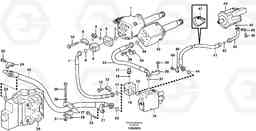 53411 Hydraulic system, feed line L120E S/N 16001 - 19668 SWE, 64001- USA, 70701-BRA, Volvo Construction Equipment