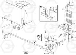 102064 Oil cooler with hoses L110E S/N 1002 - 2165 SWE, 60001- USA,70201-70257BRA, Volvo Construction Equipment