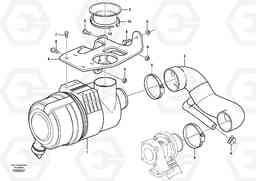 52677 Air filter with fitting parts BL71, Volvo Construction Equipment