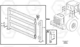 12946 Protective grid. L330E, Volvo Construction Equipment