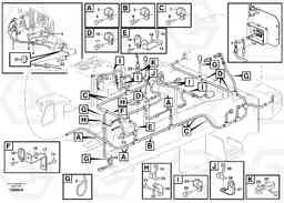 46419 Rear cable harness with assembly parts L330E, Volvo Construction Equipment