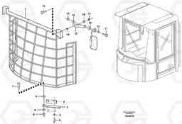 40160 Windshild guard for windshield. L330D, Volvo Construction Equipment