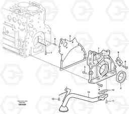6219 Lubricating oil system EW200B, Volvo Construction Equipment