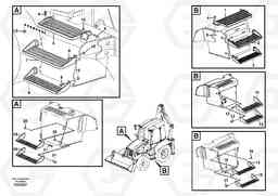 3906 Foot step BL71, Volvo Construction Equipment