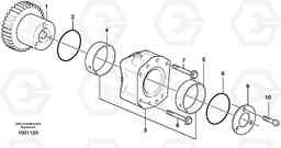 37717 Pump drive power take-off L110E S/N 1002 - 2165 SWE, 60001- USA,70201-70257BRA, Volvo Construction Equipment