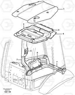 3593 Heating system BL71, Volvo Construction Equipment
